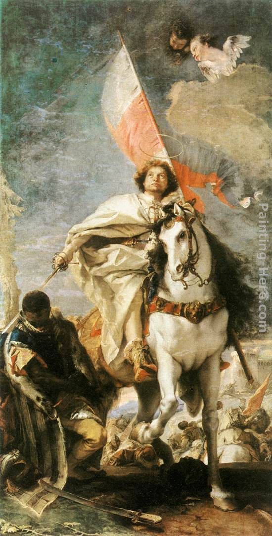 St James the Greater Conquering the Moors painting - Giovanni Battista Tiepolo St James the Greater Conquering the Moors art painting